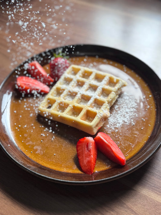 Sauerteig-Waffeln