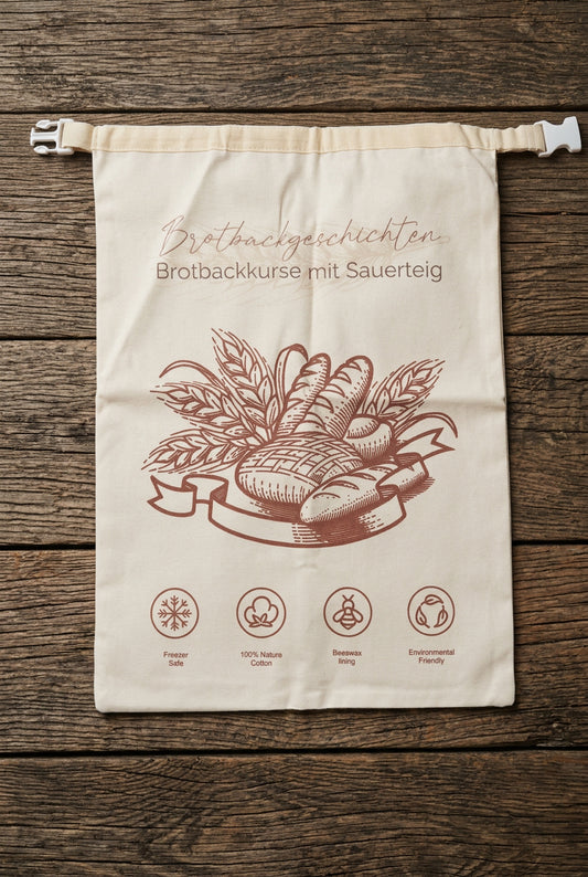 Brotbeutel mit Bienenwachs