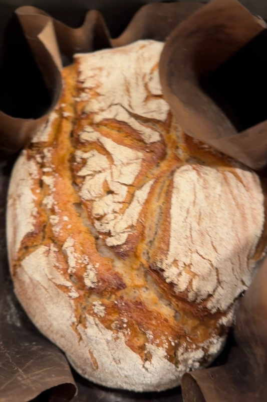 Mischbrot mit Weizen- und Roggensauerteig